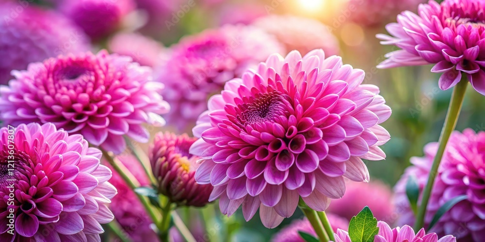 Stunning Pink Chrysanthemum Blooms, High-Resolution Depth of Field Photography, Floral Macro Stunning Pink Chrysanthemum Blooms, High-Resolution Depth of Field Photography, Floral Macro