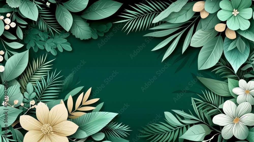 Mint-colored tropical abstract background with soft palm tree shadows, perfect for high-quality product presentations or mockup templates with a peaceful, airy atmosphere. Mint-colored tropical abstract background with soft palm tree shadows, perfect for high-quality product presentations or mockup templates with a peaceful, airy atmosphere.