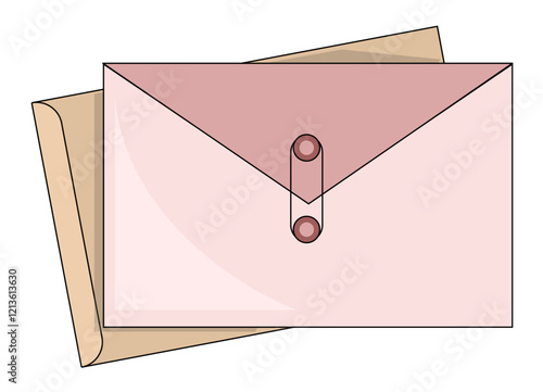 stacked envelopes illustration