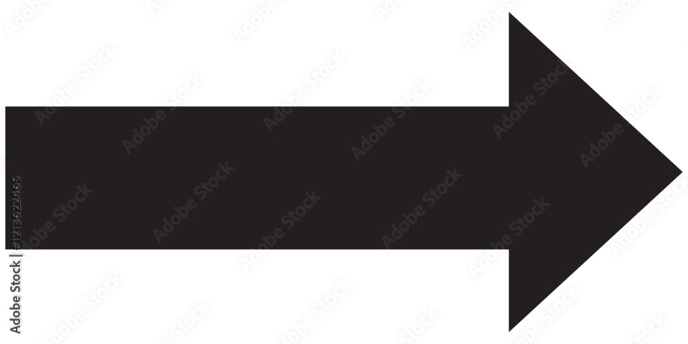 large forward or right pointing solid long arrow icon sketched as vector symbol large forward or right pointing solid long arrow icon sketched as vector symbol
