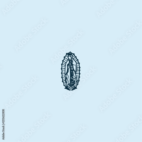 THESE HIGH QUALITY MOTHER MARIA VECTOR FOR USING VARIOUS TYPES OF DESIGN WORKS LIKE T-SHIRT, LOGO, TATTOO AND HOME WALL DESIGN