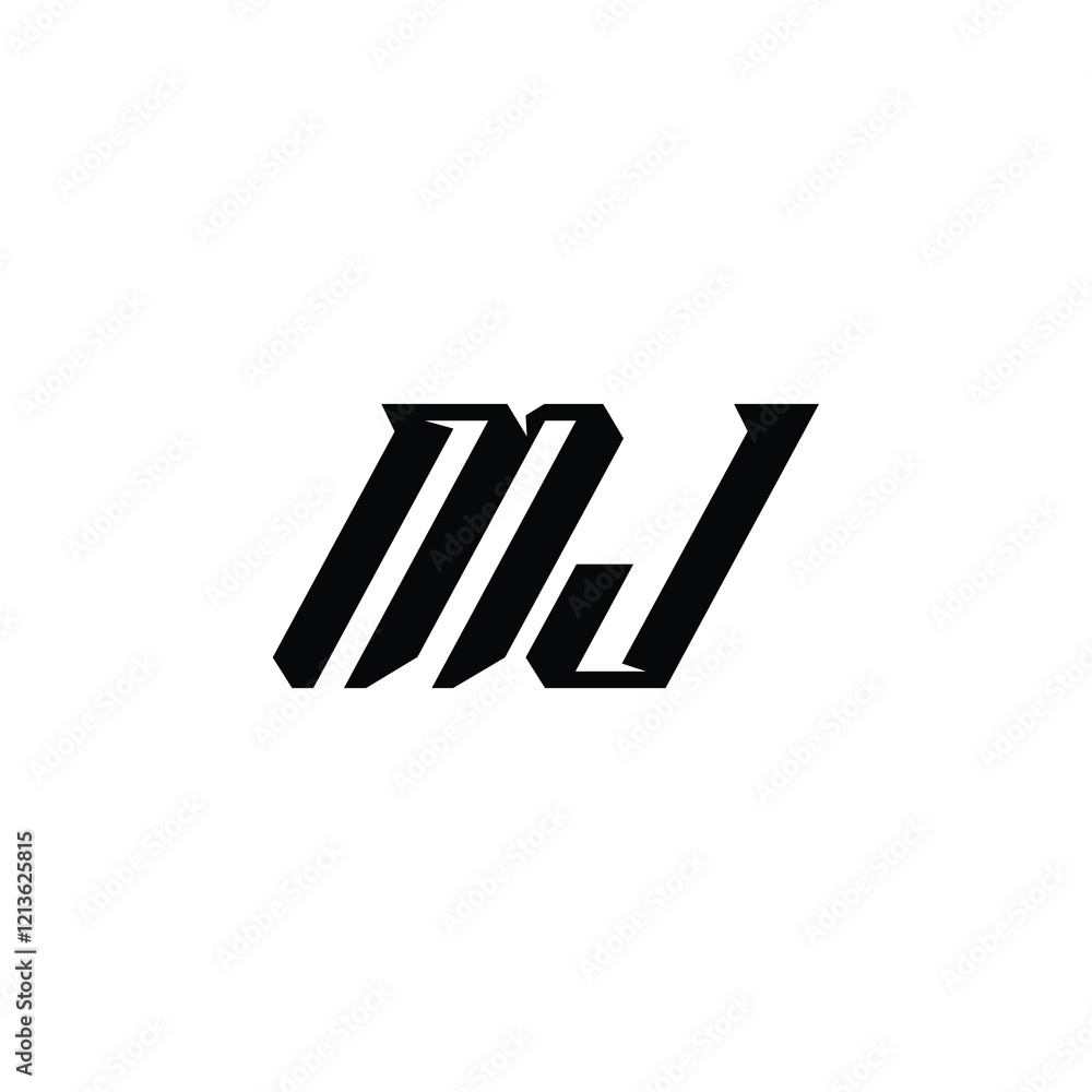 MJ monogram logo design letter text name symbol monochrome logotype alphabet character simple logo MJ monogram logo design letter text name symbol monochrome logotype alphabet character simple logo