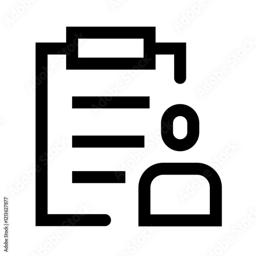 Lucq backstage black outline icon pack