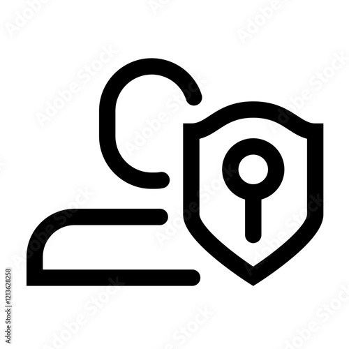 Lucq backstage black outline icon pack