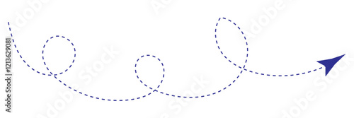 Transparent PNG available
Squiggle line dashed arrow. Dash curved vector editable stroke arrow. isolated on white background. Vector illustration.