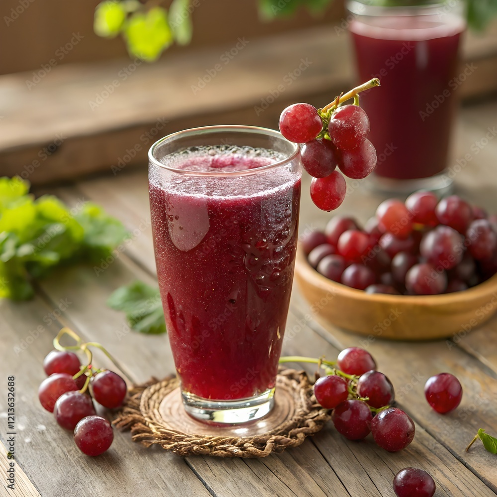 glass of red juice