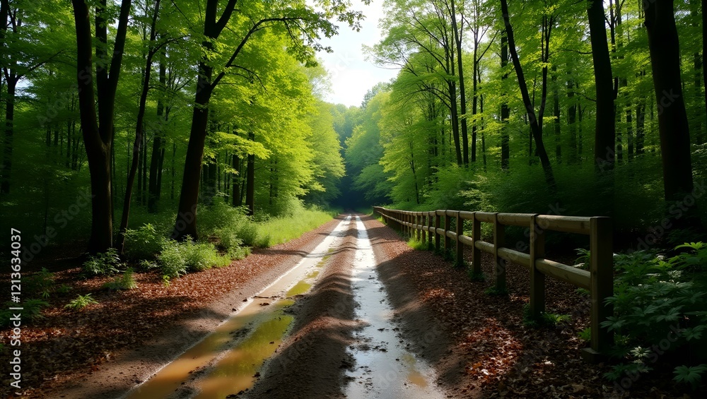 Fototapeta premium path in the woods