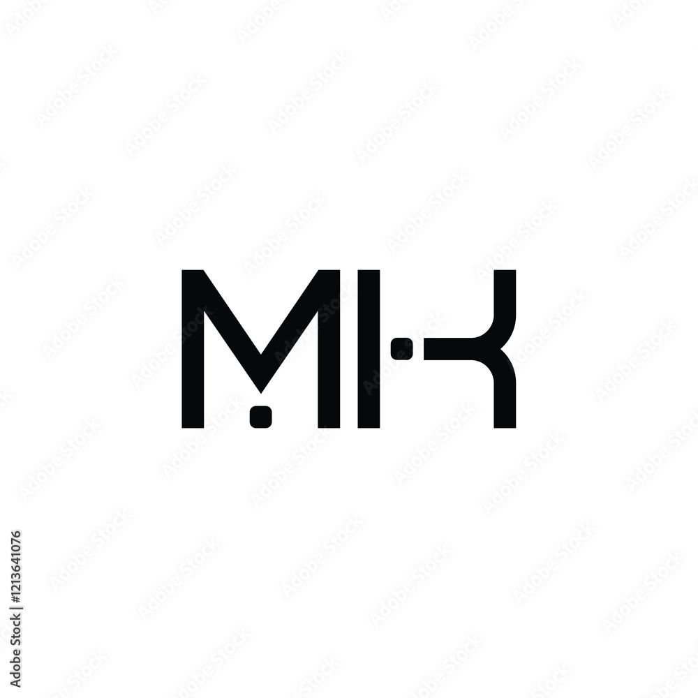 MK monogram logo design letter text name symbol monochrome logotype alphabet character simple logo MK monogram logo design letter text name symbol monochrome logotype alphabet character simple logo