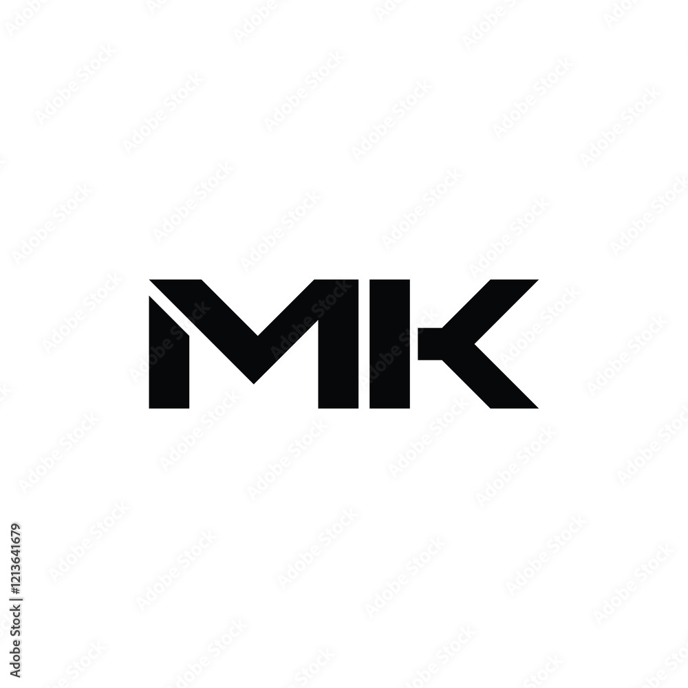 MK monogram logo design letter text name symbol monochrome logotype alphabet character simple logo MK monogram logo design letter text name symbol monochrome logotype alphabet character simple logo