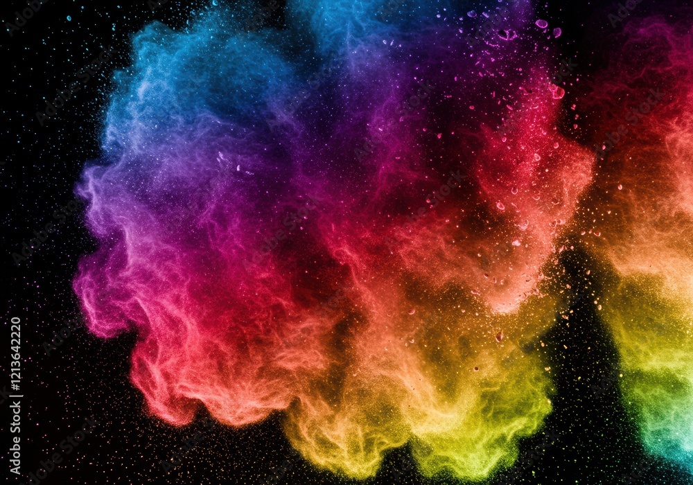 Colorful Powder Explosion Colorful Powder Explosion