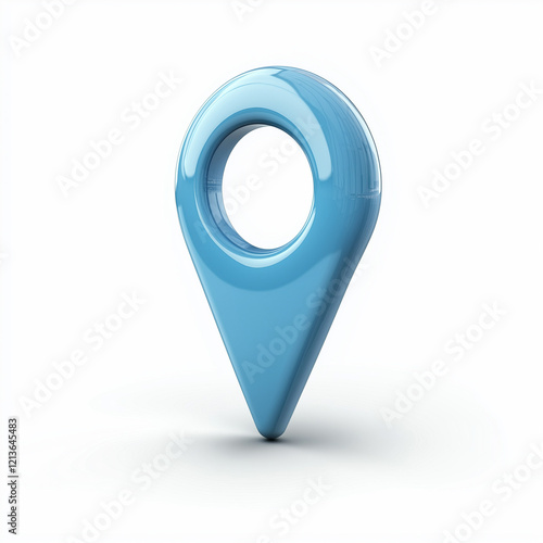 blue pin, blue location icon, premium GPs navigation, blue location icon