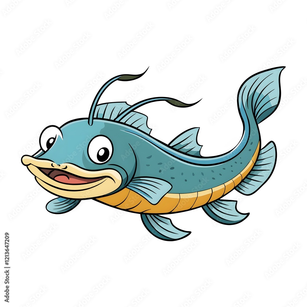 Fototapeta premium cartoon fish cartoon