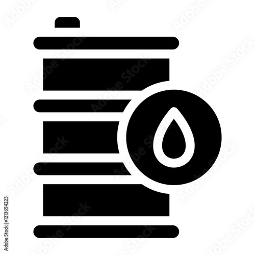Oil Barrel Icons For Design Elements 