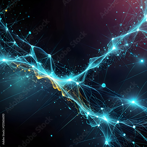 Wallpaper Mural a close up of a heart made of glowing lines and dots

 Torontodigital.ca