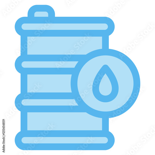 Oil Barrel Icons For Design Elements 
