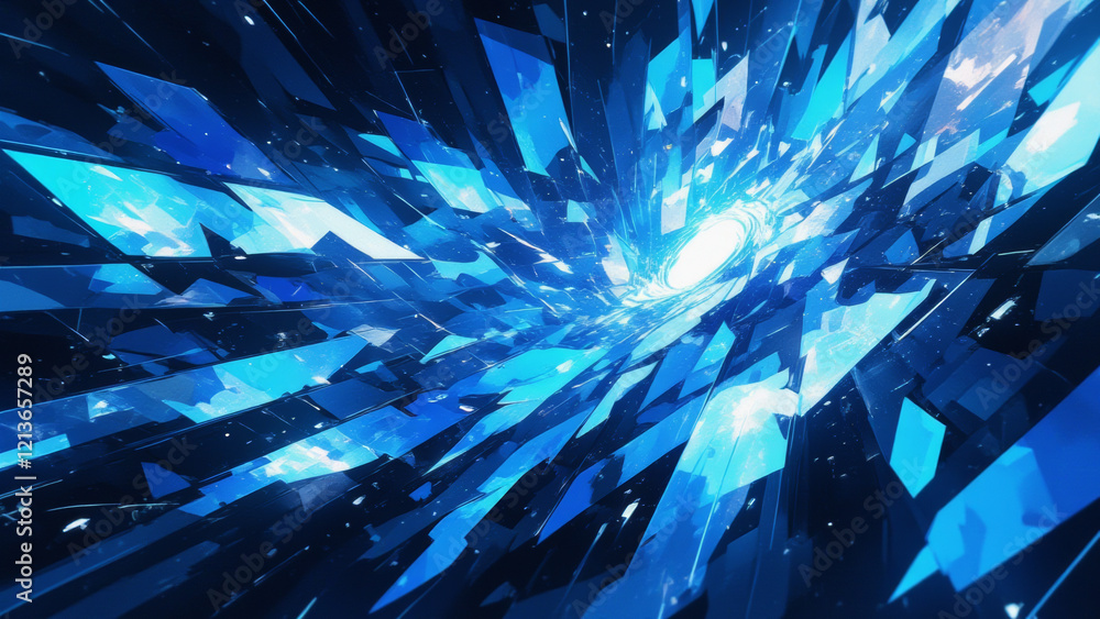 Fototapeta premium anime wallpaper abstract illustration background.