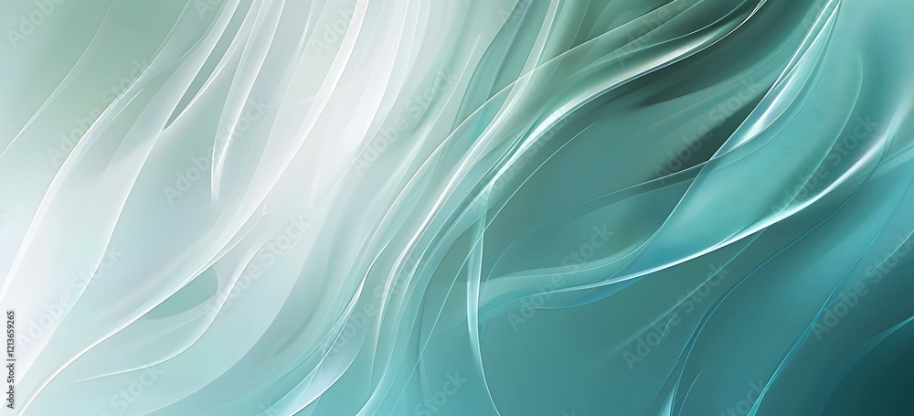 Fototapeta premium abstract blue waves