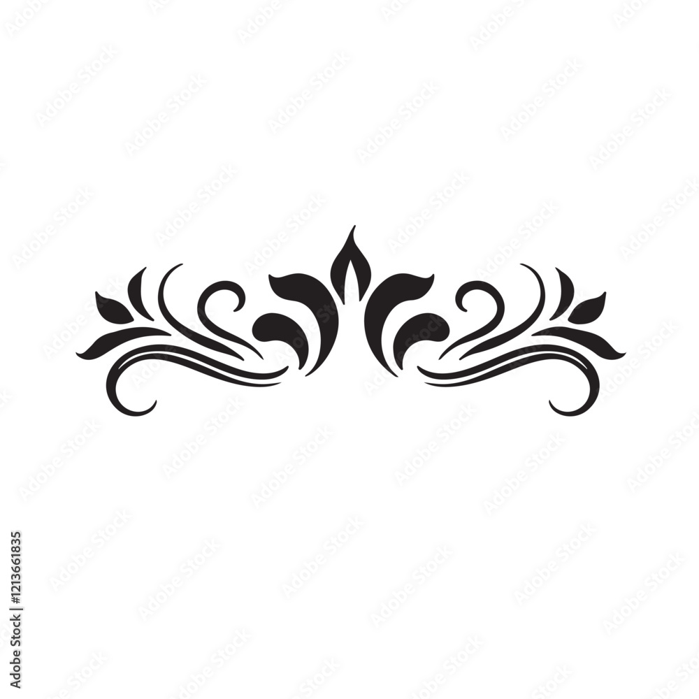 Fototapeta premium Retro Floral Ornamental Graphic design