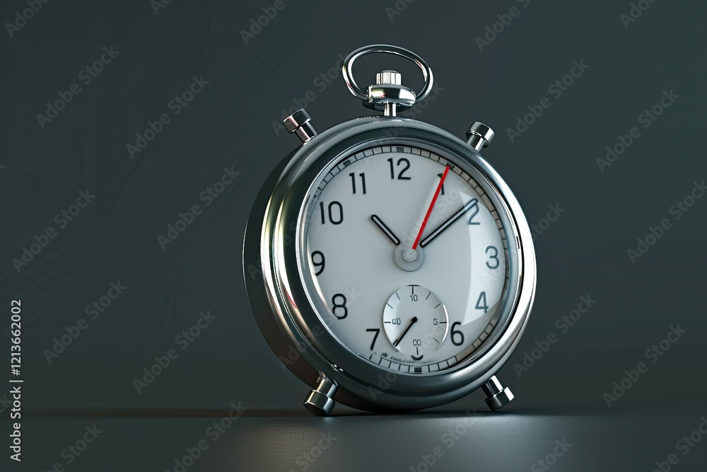 Sharp Picture of Stopwatch 3D Illustration Sharp Picture of Stopwatch 3D Illustration