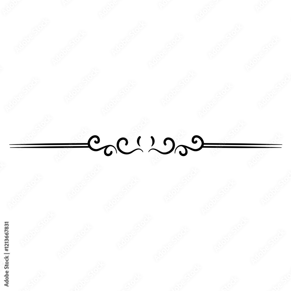 classic decorative lines text divider classic decorative lines text divider