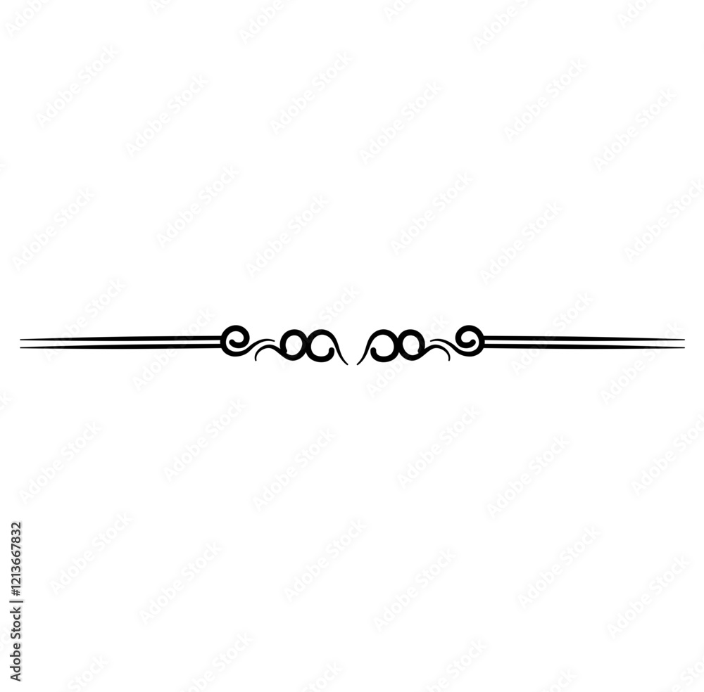 classic decorative lines text divider classic decorative lines text divider