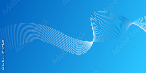  The image embodies a sophisticated interplay of lines, angles, and textures, Frequency sound wave lines and technology background, Design for brochure, grey,  smooth element swoosh speed wave modern.