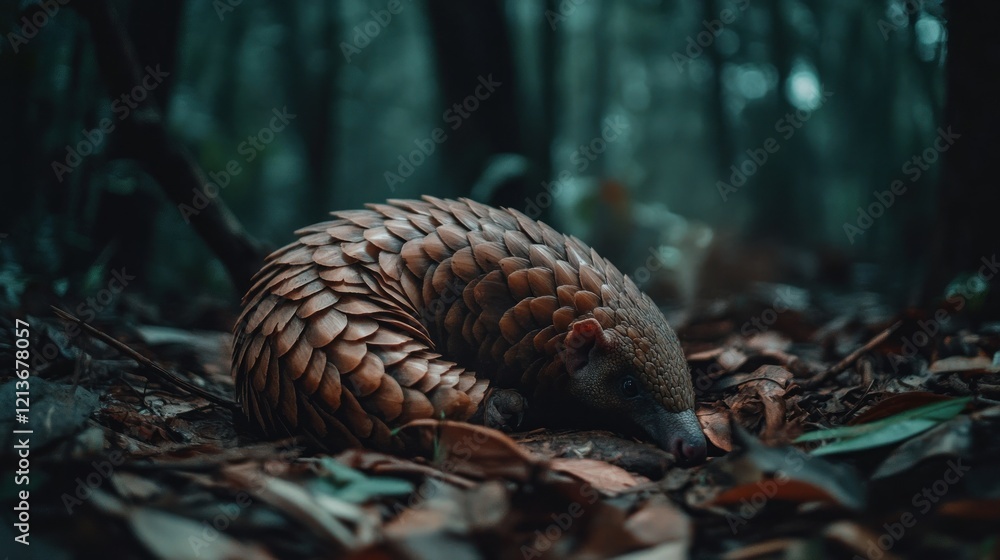 Pangolin in the Rainforest: A Mystical Encounter Pangolin in the Rainforest: A Mystical Encounter
