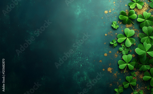background with leaves st patrick day background