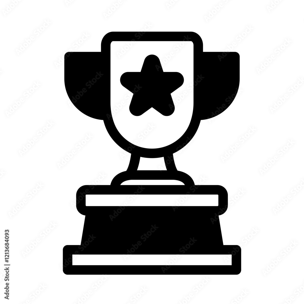 trophy solid icon trophy solid icon