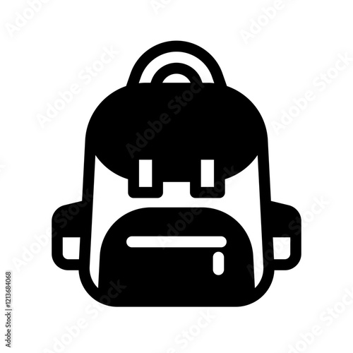 bagpack solid icon