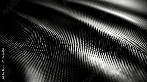 Wallpaper Mural Abstract Carbon Fiber Texture: Sleek Black Weave Background Torontodigital.ca