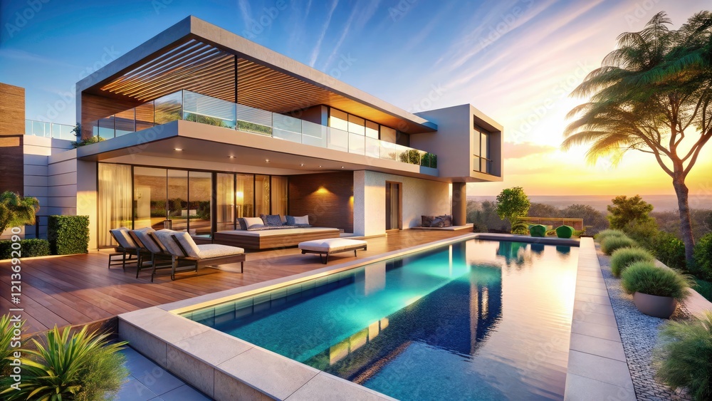 Minimalist Luxury Villa Poolside Paradise: Stunning Architecture, Modern Design, Dream Vacation Home Minimalist Luxury Villa Poolside Paradise: Stunning Architecture, Modern Design, Dream Vacation Home