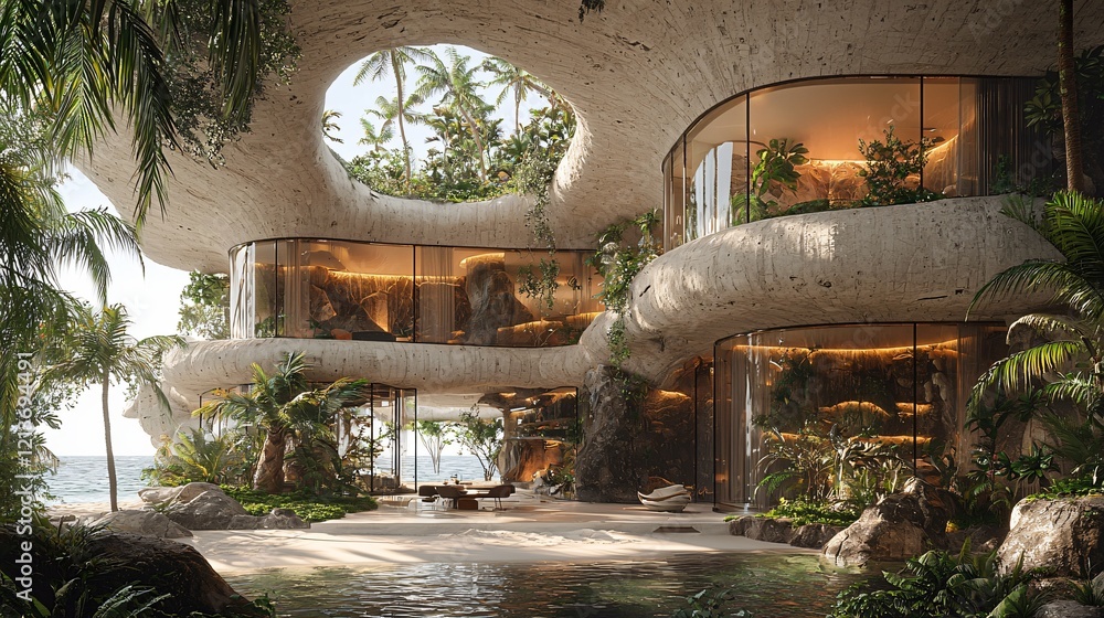 Tropical Modernist Beach House Tropical Modernist Beach House