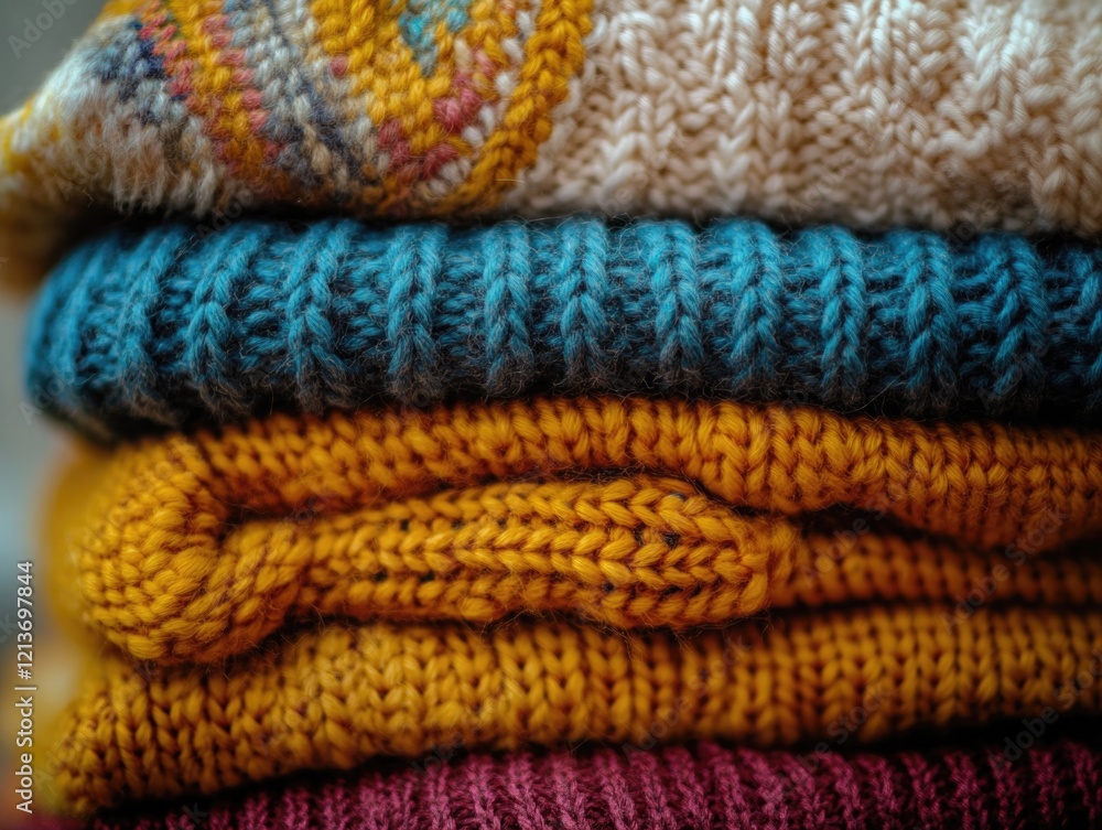 Stacked sweaters Stacked sweaters