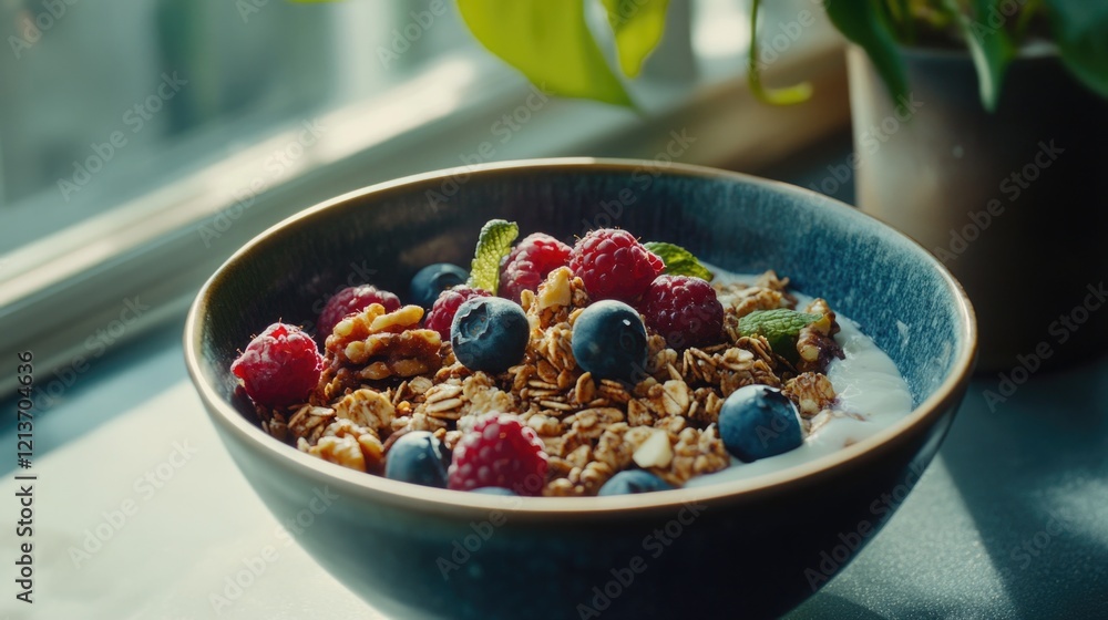 Granola with Berries Granola with Berries