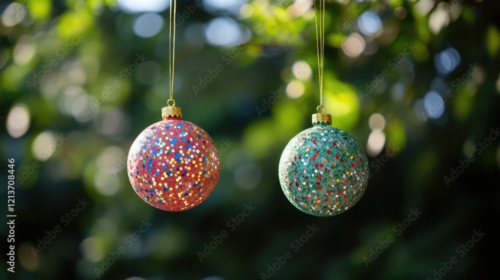 Obraz premium Tree ornaments hanging