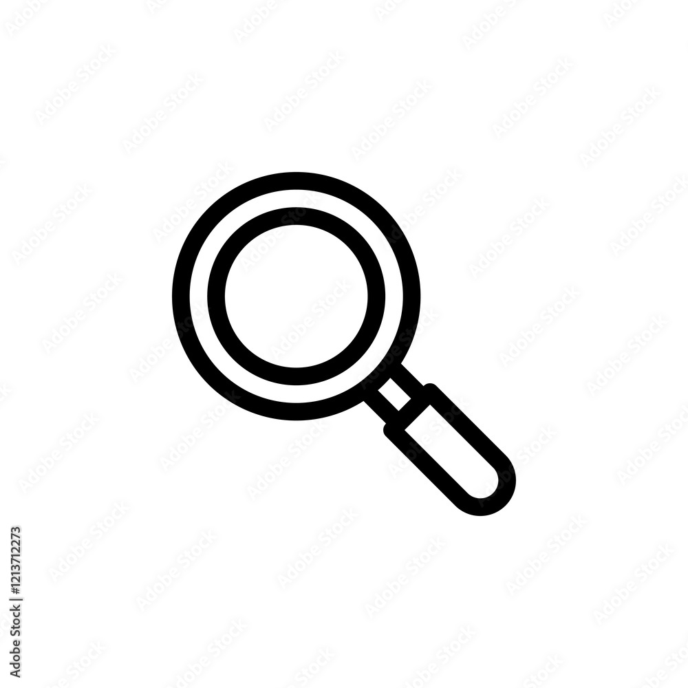 magnifying glass icon vector template design magnifying glass icon vector template design