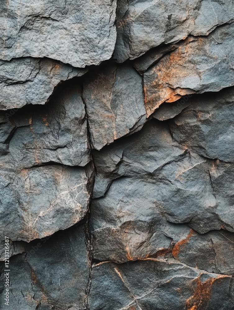 Large Rock Wall Close-Up Large Rock Wall Close-Up