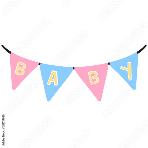 Baby flag banner