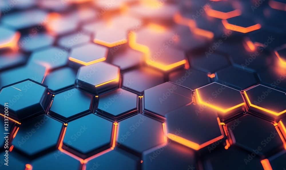 White geometric hexagonal abstract background. Surface polygon pattern with glowing hexagons, hexagonal honeycomb. Abstract white self-luminous hexagons. Futuristic abstract background, Generative AI White geometric hexagonal abstract background. Surface polygon pattern with glowing hexagons, hexagonal honeycomb. Abstract white self-luminous hexagons. Futuristic abstract background, Generative AI