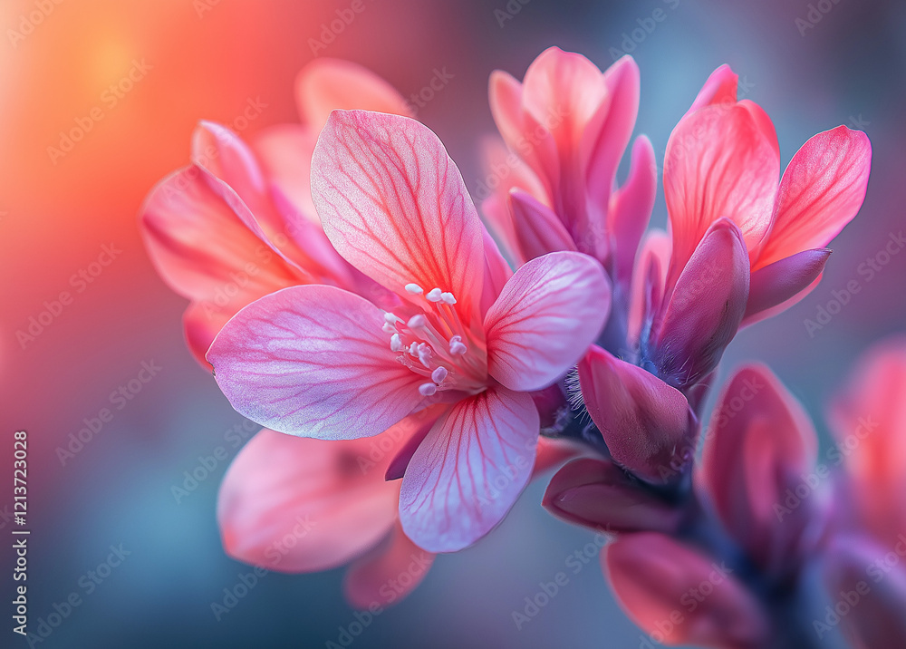 Abstract Blurred Floral Art Featuring Red and Violet Hues with a Close-Up of Peony Petals, Grainy Texture, and Digital Art Design for Creative Projects Abstract Blurred Floral Art Featuring Red and Violet Hues with a Close-Up of Peony Petals, Grainy Texture, and Digital Art Design for Creative Projects
