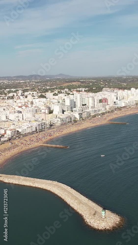 Wallpaper Mural Aerial City of Quarteira. Algarve, Portugal Torontodigital.ca