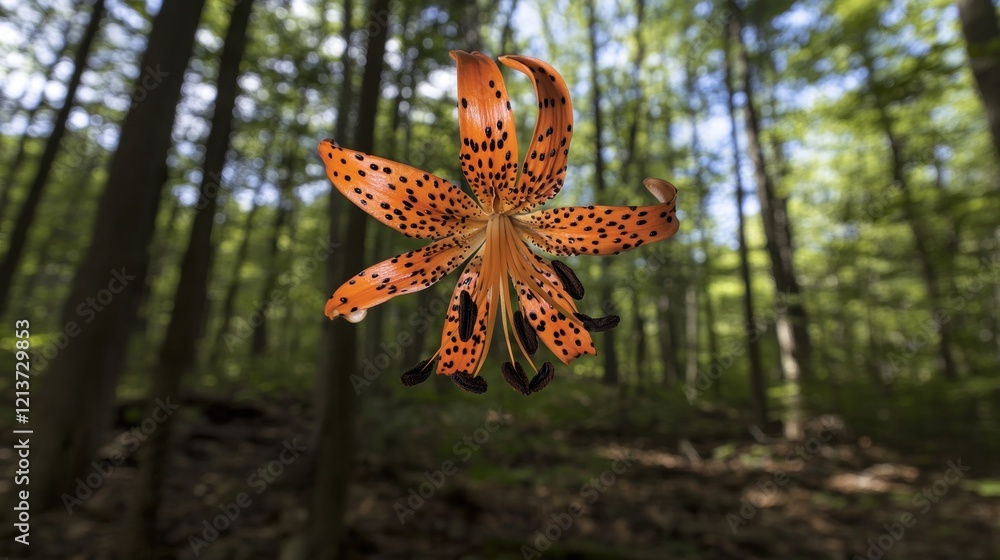 Tiger Lily in the Forest: A Stunning Natural Beauty Tiger Lily in the Forest: A Stunning Natural Beauty