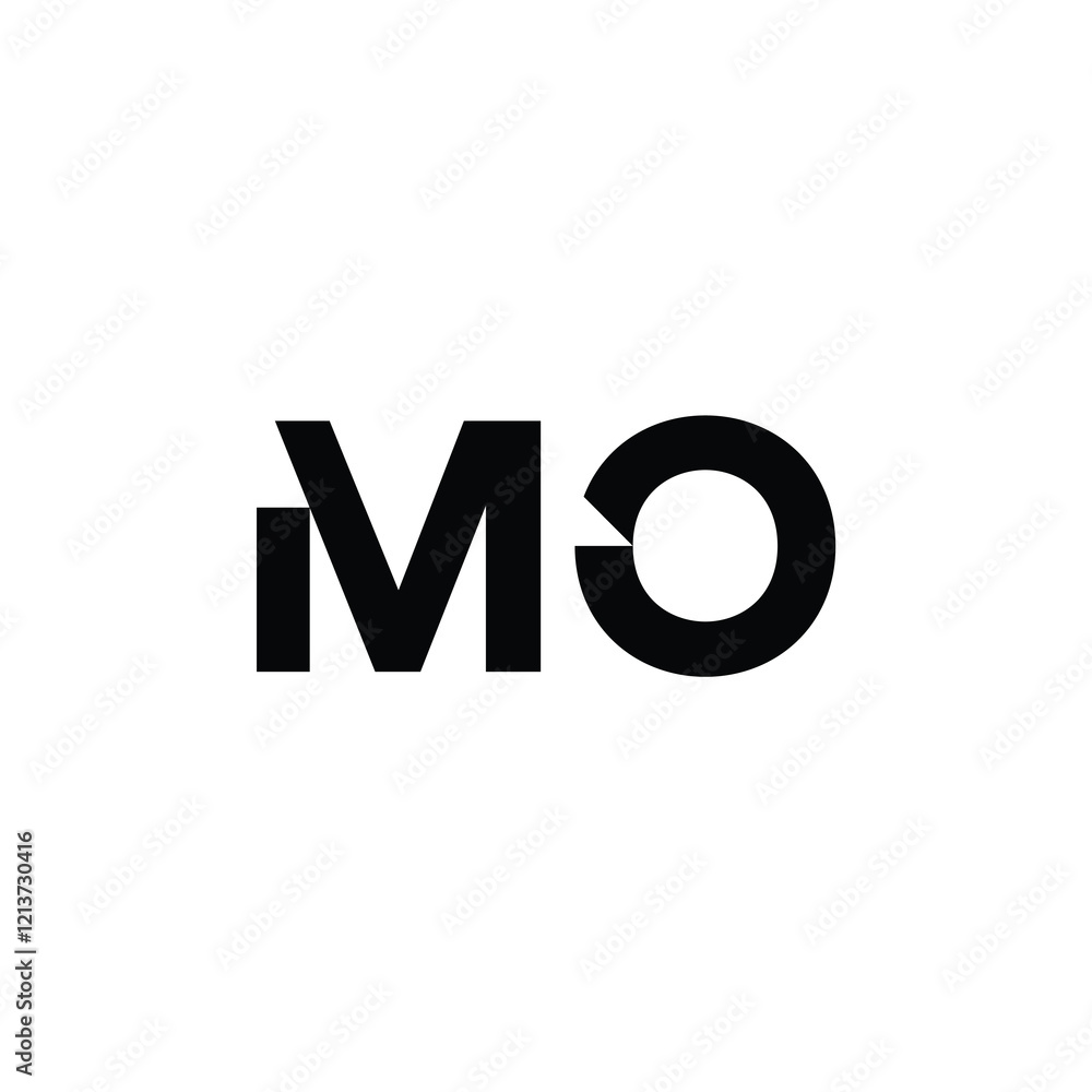 MO monogram logo design letter text name symbol monochrome logotype alphabet character simple logo MO monogram logo design letter text name symbol monochrome logotype alphabet character simple logo