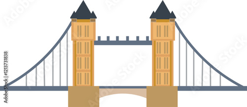 Illustration of Tower Bridge in London
