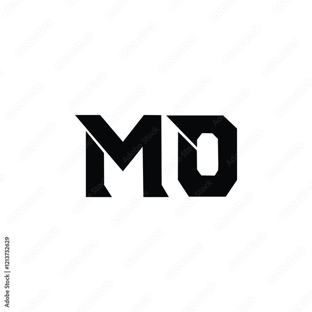 MO monogram logo design letter text name symbol monochrome logotype alphabet character simple logo MO monogram logo design letter text name symbol monochrome logotype alphabet character simple logo