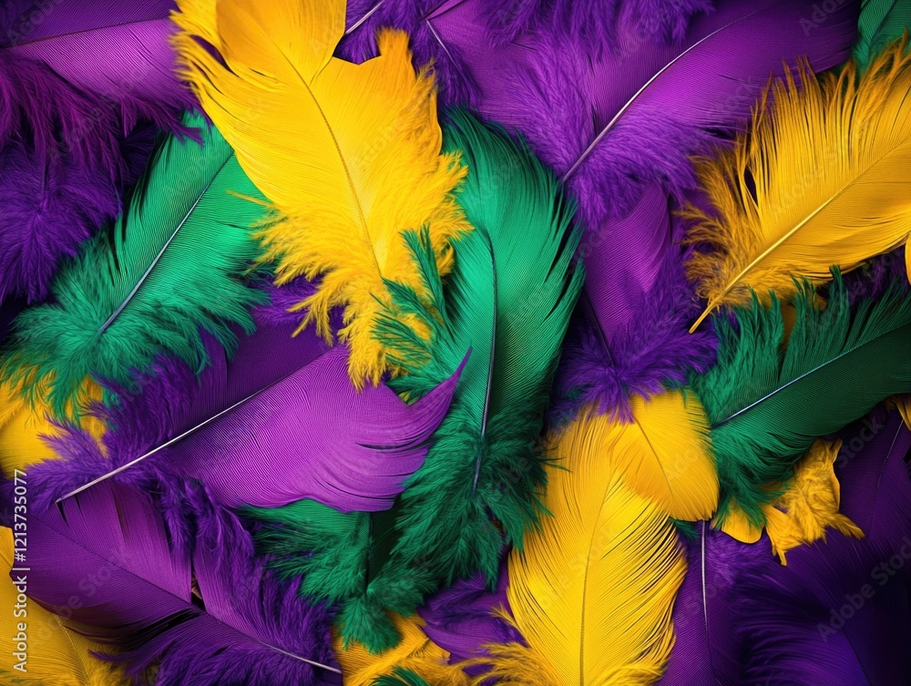 Obraz premium Feathers in various colors