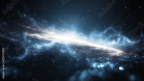 Wallpaper Mural Celestial Galaxy Dust Sparkles Brightly In Space Torontodigital.ca