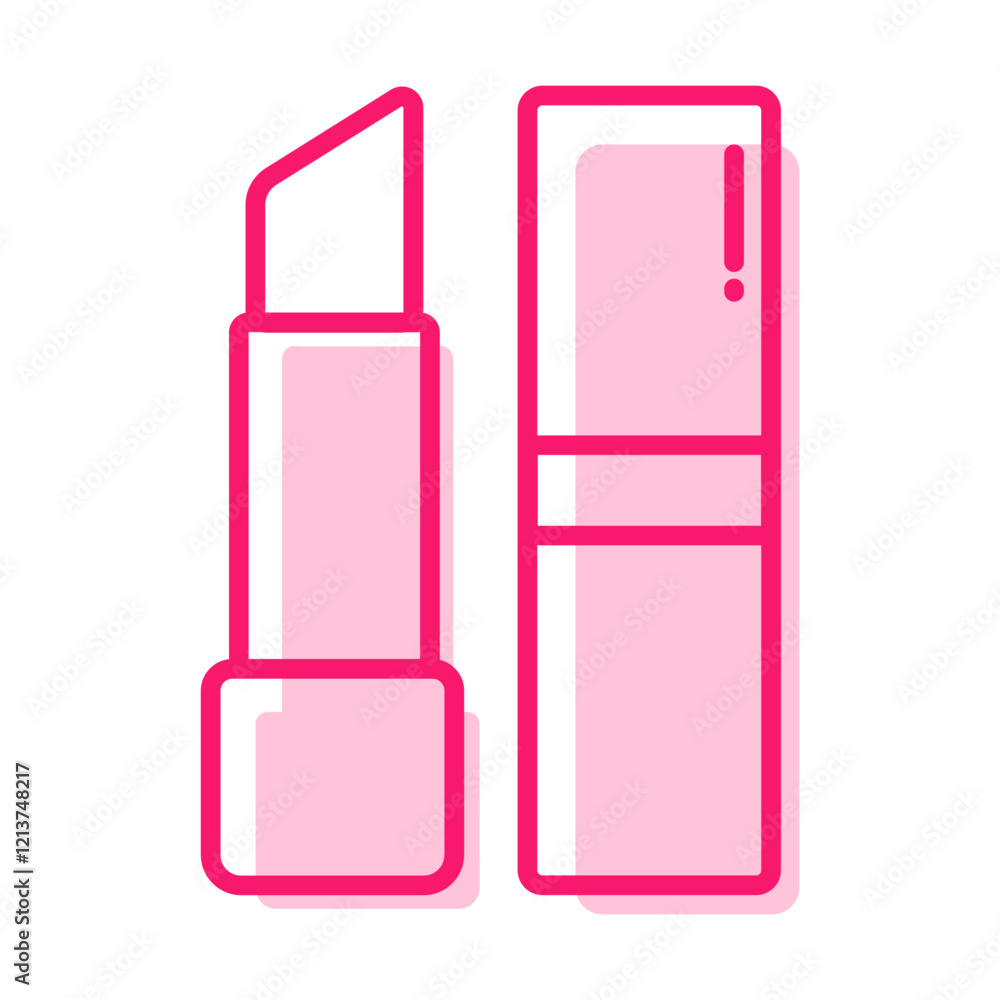 New beauty makeup in spring red icon pack New beauty makeup in spring red icon pack