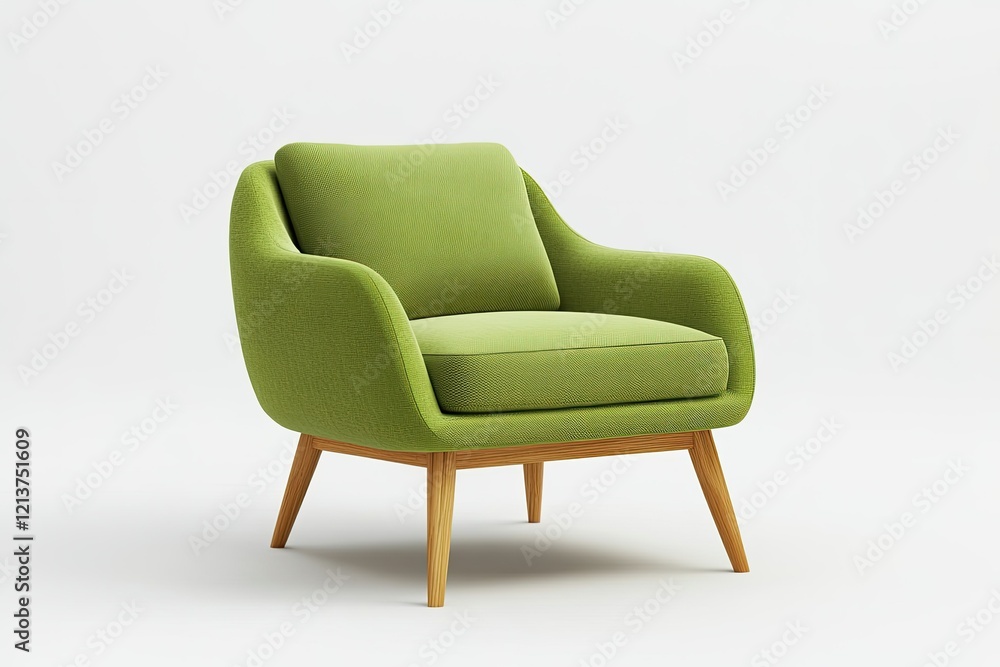 High Resolution Picture of Isometric Armchair 3D Rendering High Resolution Picture of Isometric Armchair 3D Rendering